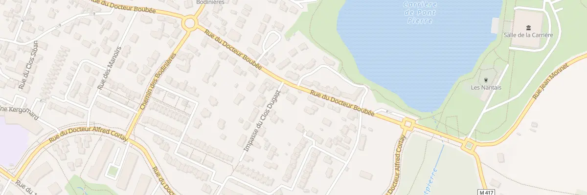 Plan du 29 Rue du Docteur Boubée à Saint-Herblain