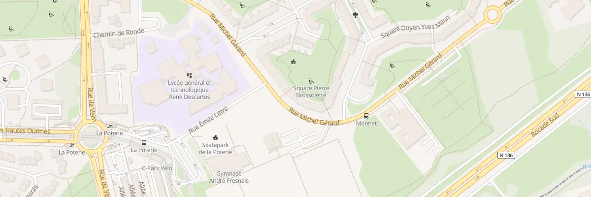 Plan du 11 Sq Pierre Brossolette à Rennes