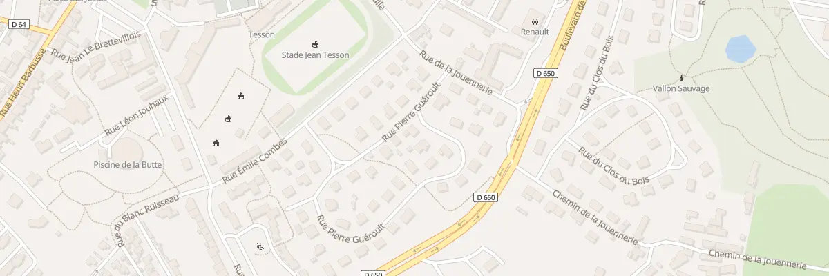 Plan du 7 Rue Pierre Gueroult Octeville à Cherbourg-en-Cotentin