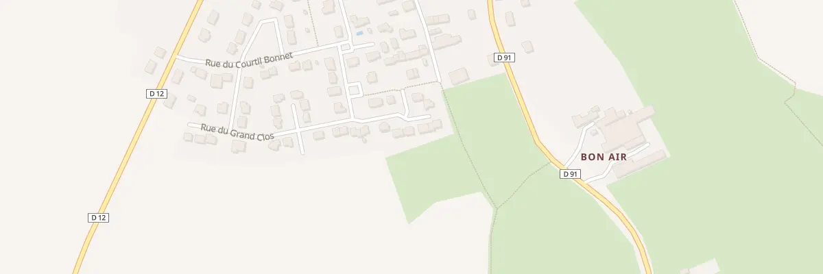 Plan du 10 Rue des Preteaux le Grand à Feins
