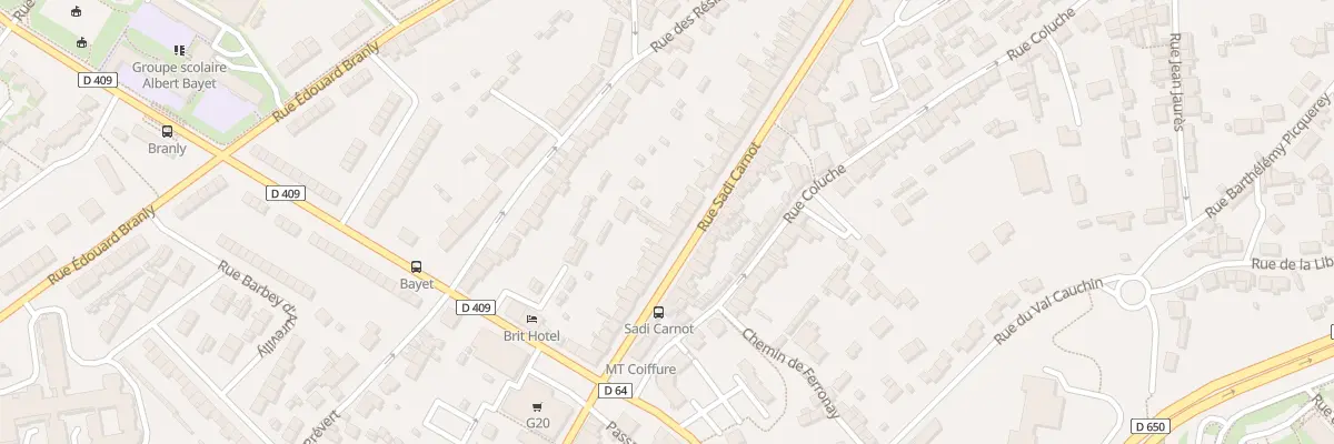 Plan du 106 Rue Sadi Carnot à Cherbourg-en-Cotentin