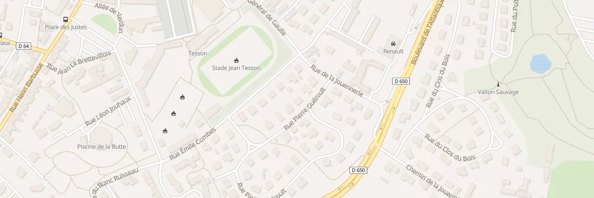 Plan du 6 Rue Pierre Gueroult Octeville à Cherbourg-en-Cotentin