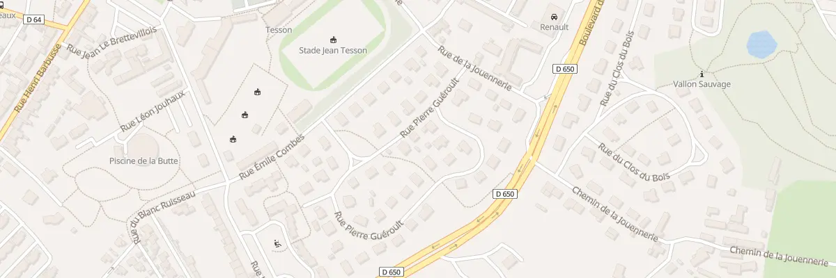 Plan du 9 Rue Pierre Gueroult Octeville à Cherbourg-en-Cotentin