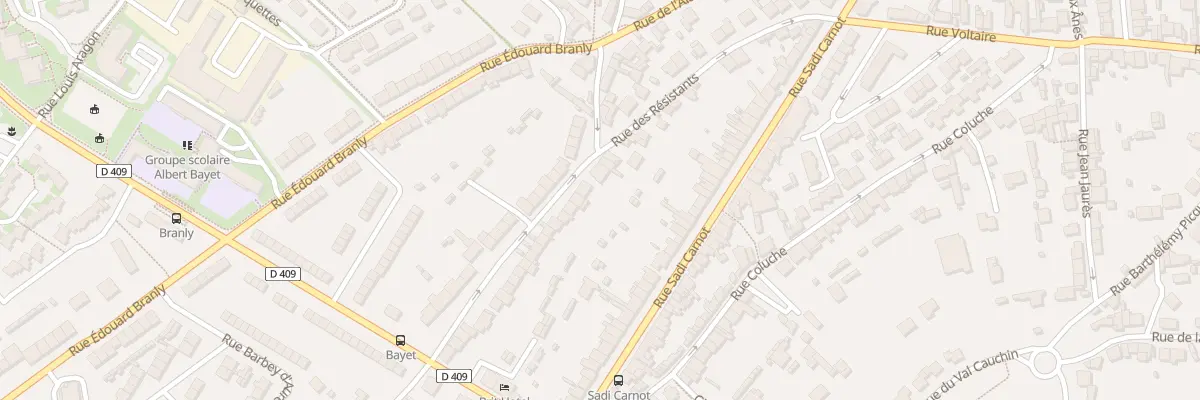 Plan du 21 Rue Jacques Prevert -Cherbourg à Cherbourg-en-Cotentin