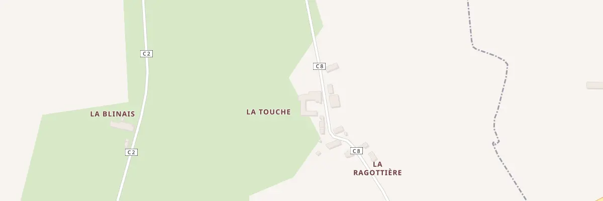 Plan du 7 La Touche à Mouais