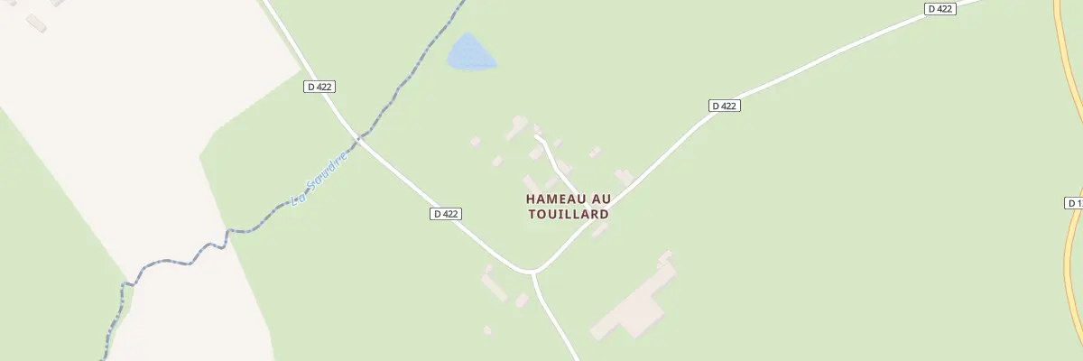 Plan du 1 Rte du Hameau Touillard à Besneville