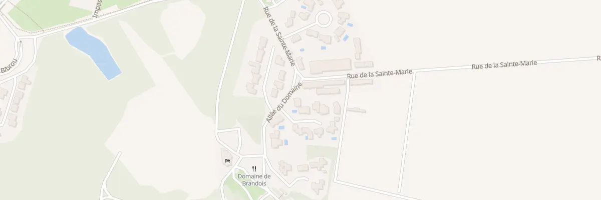 Plan du 1 All du Domaine aux Achards
