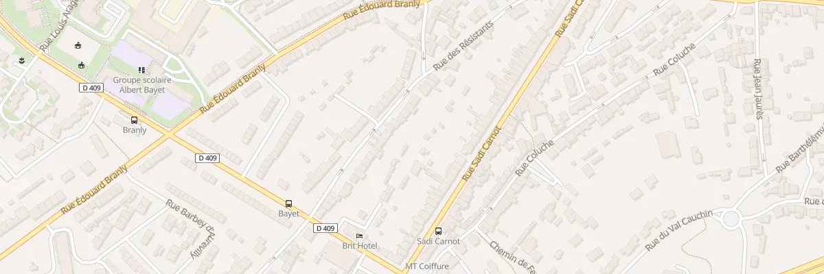 Plan du 29 Rue Jacques Prevert -Cherbourg à Cherbourg-en-Cotentin