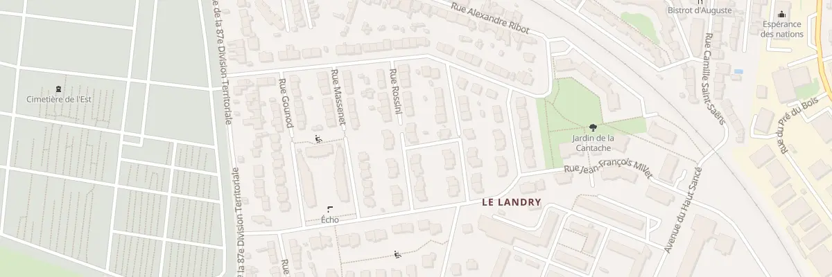 Plan du 15 Rue sous Lieutenant Pochard à Rennes