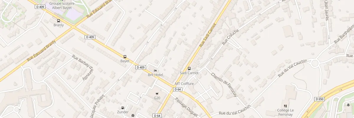 Plan du 120 Rue Sadi Carnot à Cherbourg-en-Cotentin