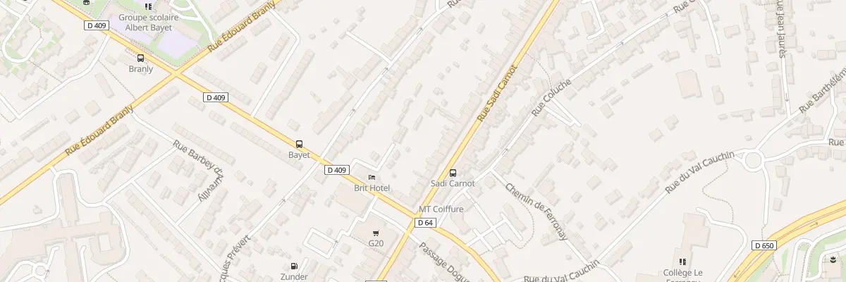 Plan du 118 Rue Sadi Carnot à Cherbourg-en-Cotentin