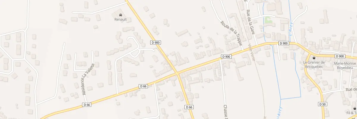 Plan du 36 Rue Pierre Marie - Bricquebec à Bricquebec-en-Cotentin