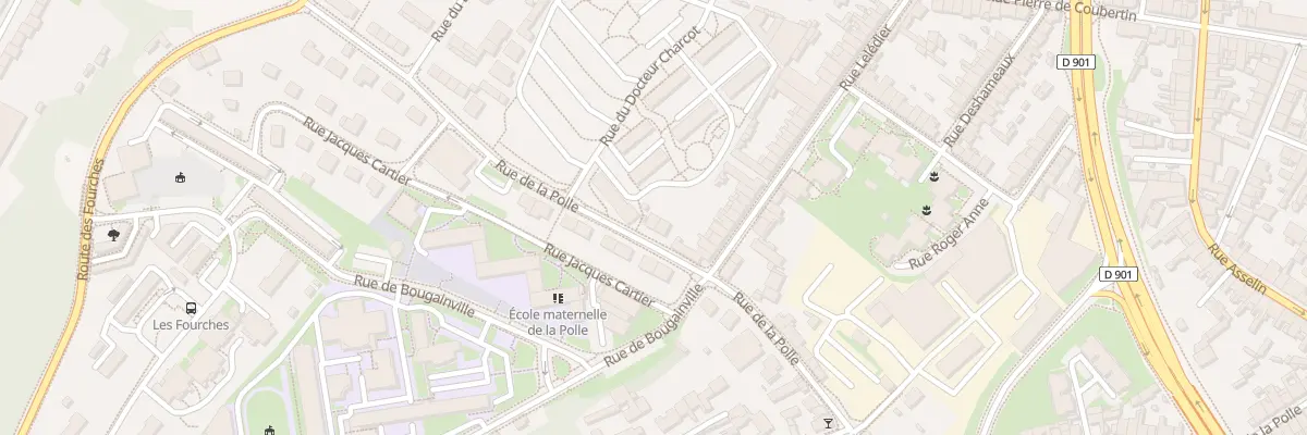 Plan du 142 Rue de la Polle à Cherbourg-en-Cotentin