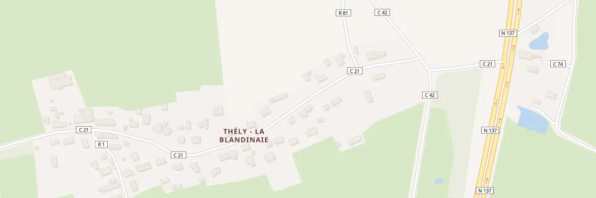Plan du 8 Thely - La Blandinais à Saffré