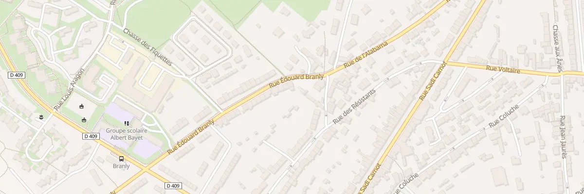 Plan du 5 Rue Edouard Branly - Octeville à Cherbourg-en-Cotentin