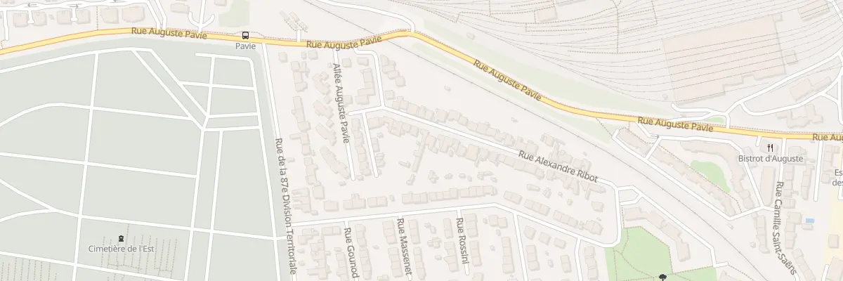 Plan du 16 Rue Alexandre Ribot à Rennes
