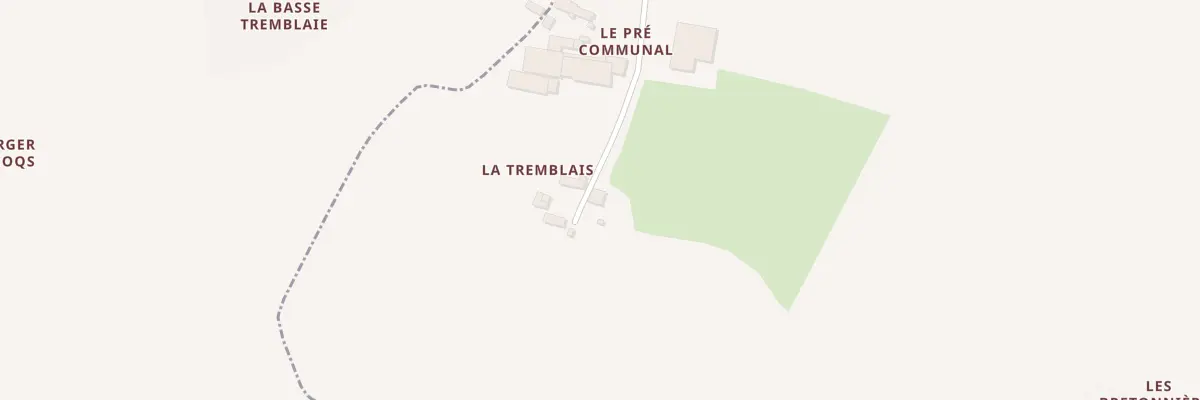 Plan du 5071 La Tremblais à Chevaigné