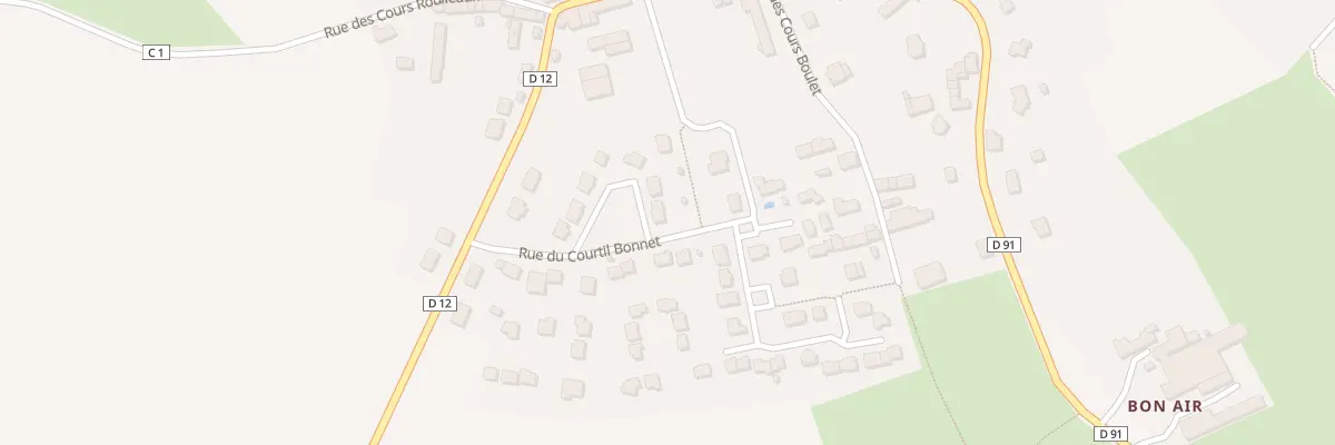 Plan du 7 Sq du Courtil Bonnet à Feins