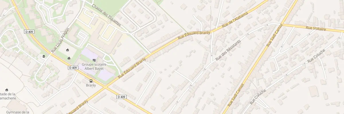 Plan du 19 Rue Edouard Branly - Octeville à Cherbourg-en-Cotentin