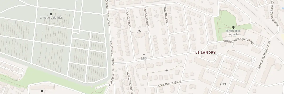Plan du 9 Sq Louis Massignon à Rennes