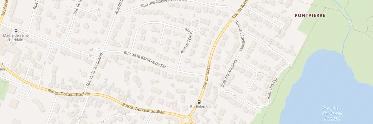 Plan du 6 Rue de la Barrière de Fer à Saint-Herblain