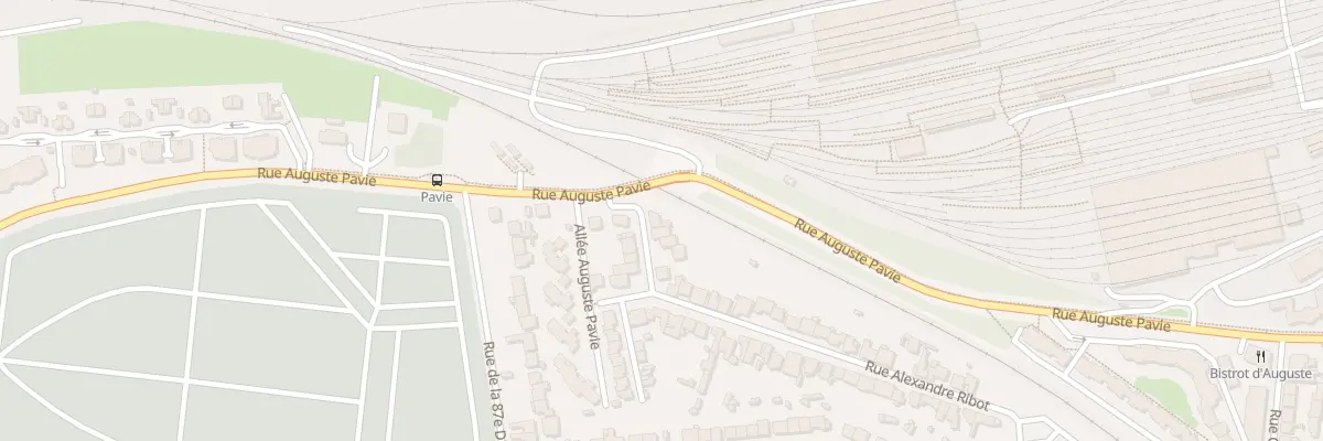 Plan du 1 Rue Alexandre Ribot à Rennes