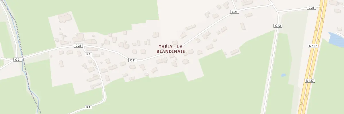 Plan du 15 Thely - La Blandinais à Saffré