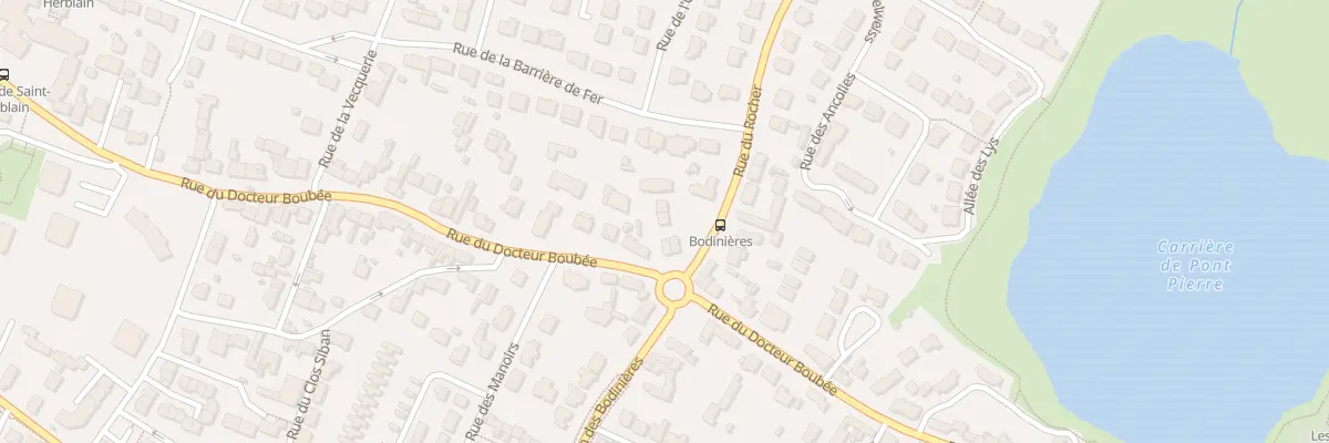 Plan du 72 Rue du Docteur Boubée à Saint-Herblain
