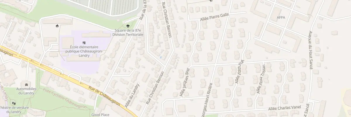 Plan du 35 Rue Christian Bernon à Rennes