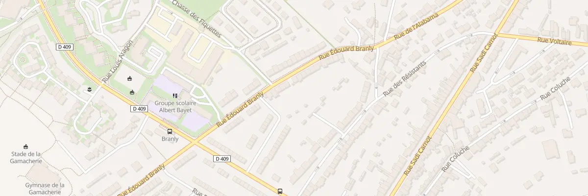 Plan du 25 Rue Edouard Branly - Octeville à Cherbourg-en-Cotentin