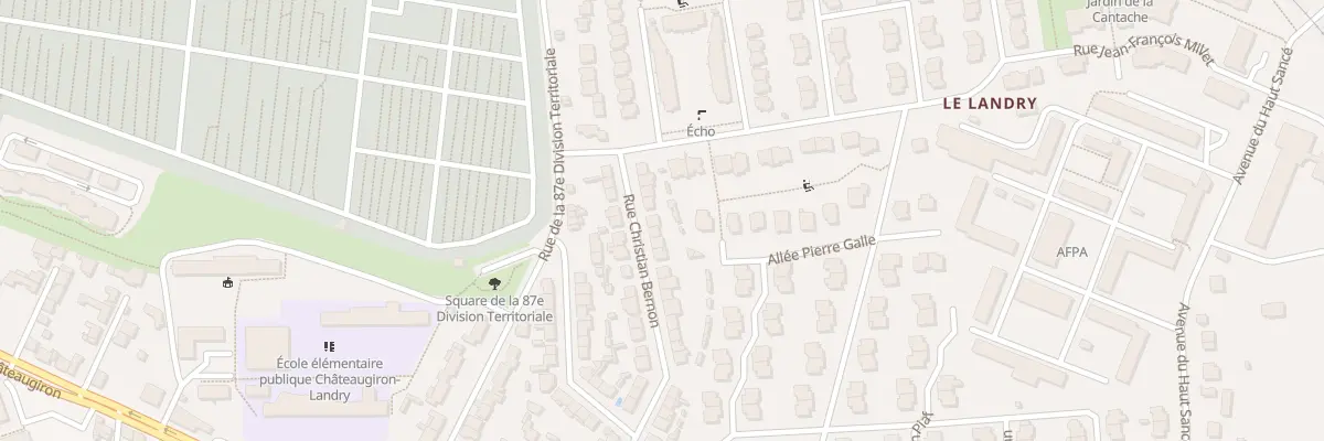 Plan du 9 Rue Christian Bernon à Rennes