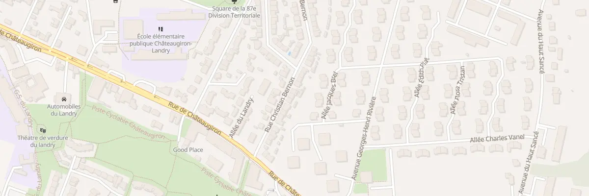 Plan du 51 Rue Christian Bernon à Rennes