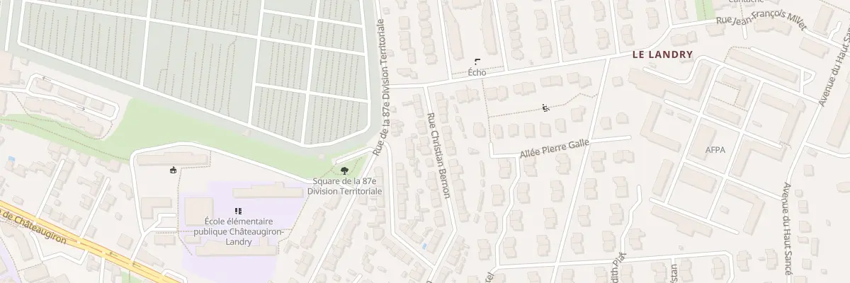 Plan du 12 Rue Christian Bernon à Rennes