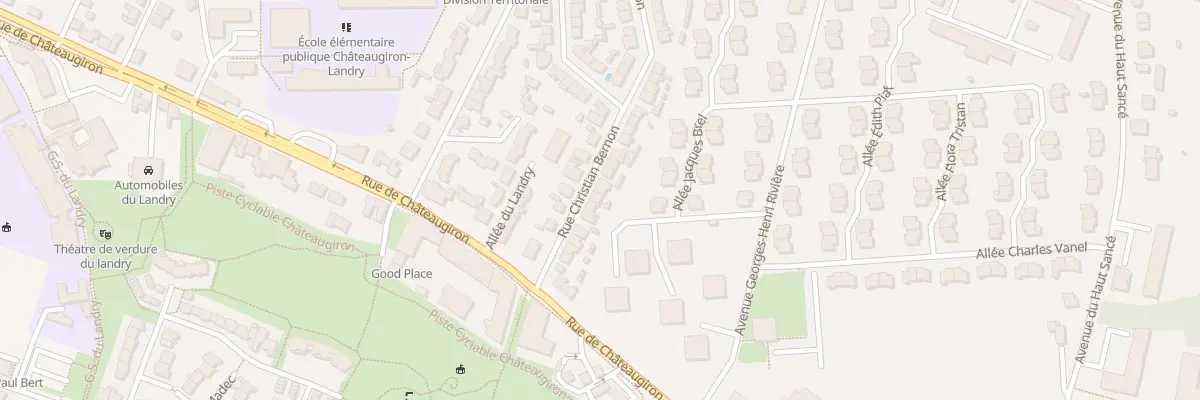 Plan du 57 Rue Christian Bernon à Rennes