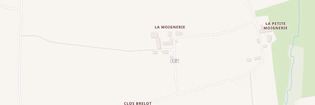 Plan du 5317B La Moignerie à La Boussac