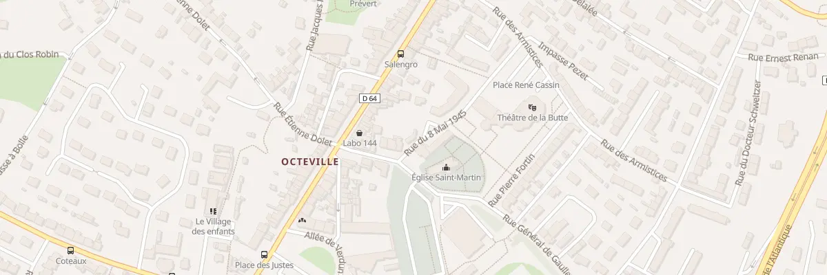 Plan du 17 Rue Gal de Gaulle Octeville à Cherbourg-en-Cotentin