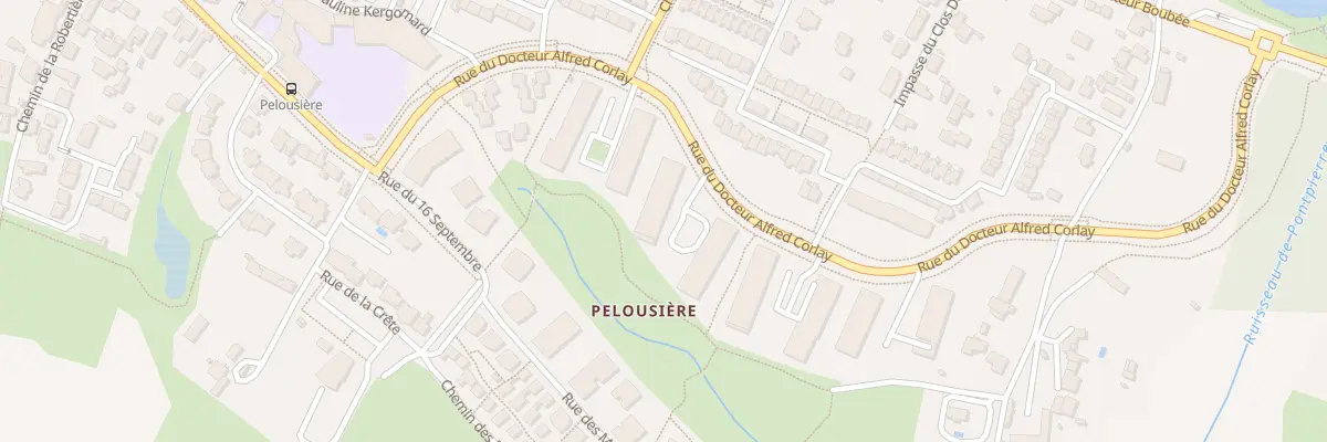 Plan du 13 Rue du Docteur Alfred Corlay à Saint-Herblain