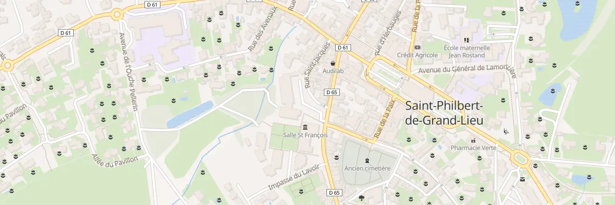 Plan du 9000 Rue Saint-François d’Assise à Saint-Philbert-de-Grand-Lieu