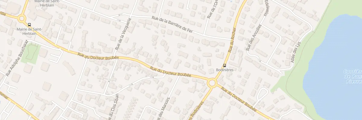 Plan du 82 Rue du Docteur Boubée à Saint-Herblain