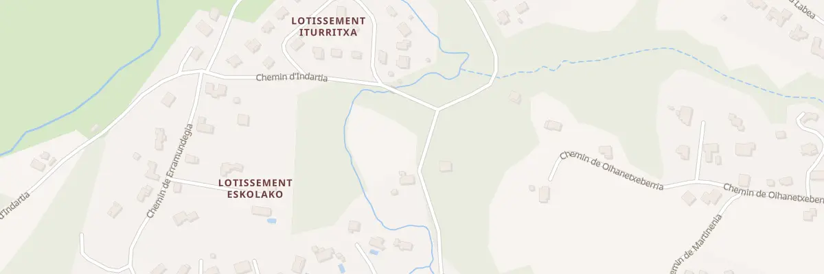 Plan du 1358 Rte de Dorrea à Ascain