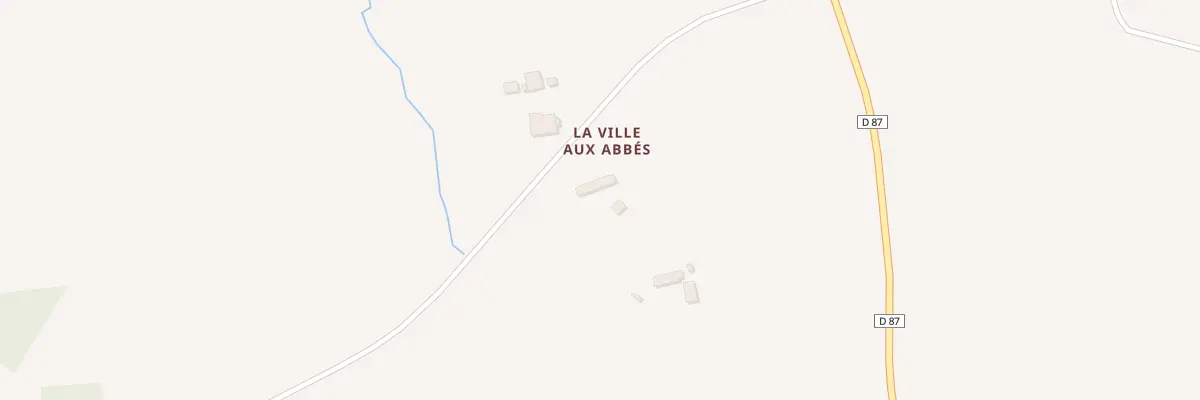 Plan du 5240 La Ville aux Abbés à La Boussac