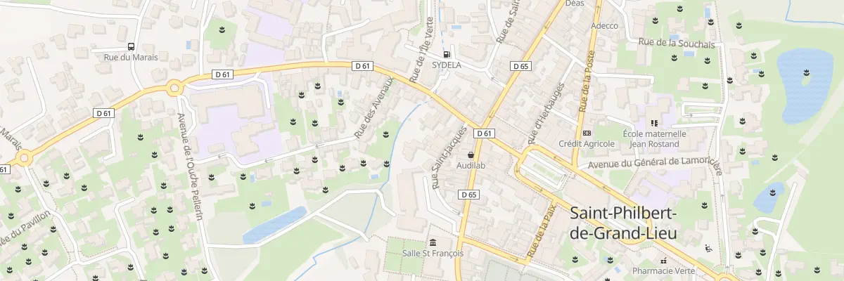 Plan du 2 Rue Saint-Jacques à Saint-Philbert-de-Grand-Lieu