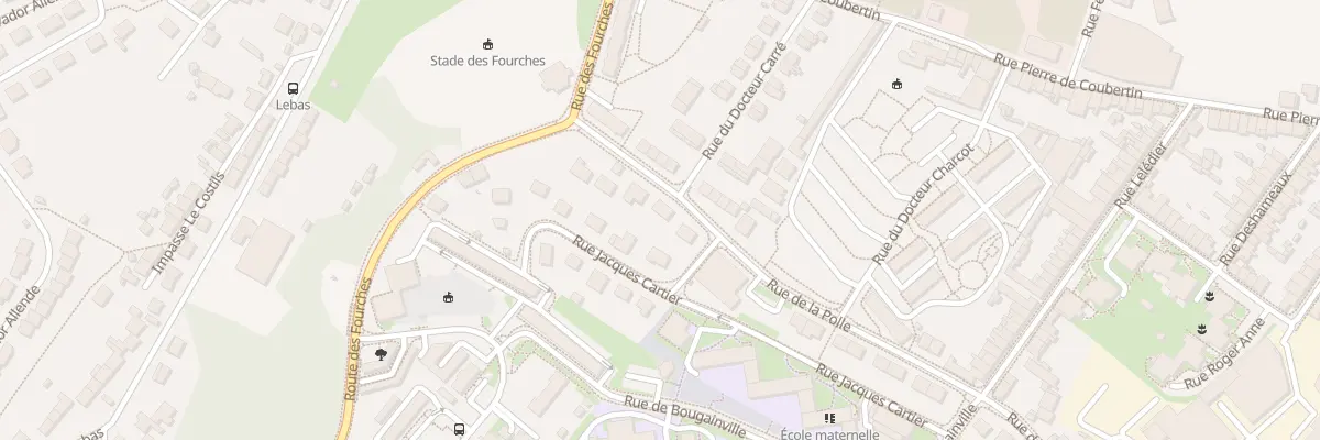 Plan du 199 Rue de la Polle à Cherbourg-en-Cotentin