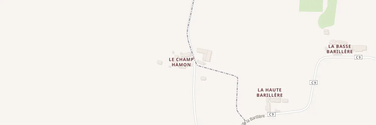 Plan du 1 Le Champ Hamon à Saint-Germain-sur-Ille