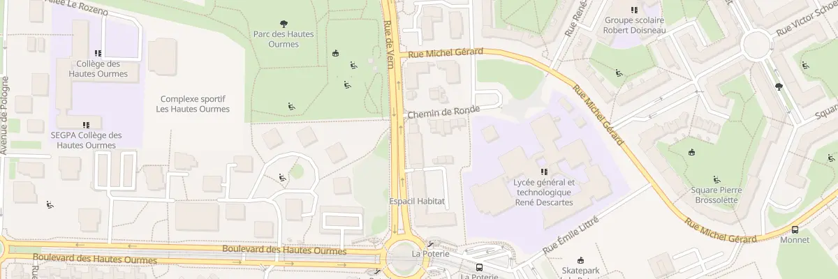 Plan du 201 Rue de Vern à Rennes