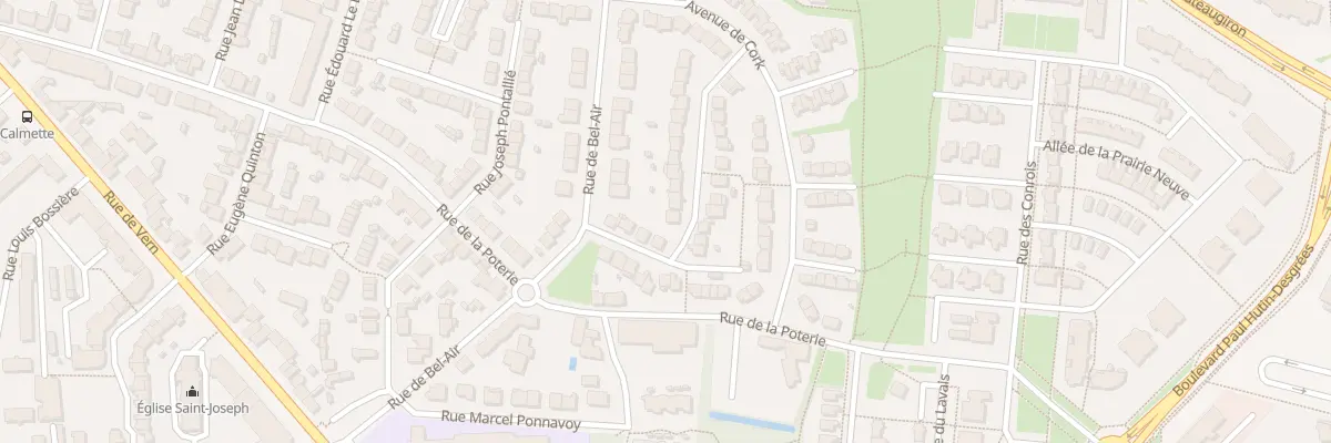 Plan du 9 Rue Lt Col Constant Allain à Rennes
