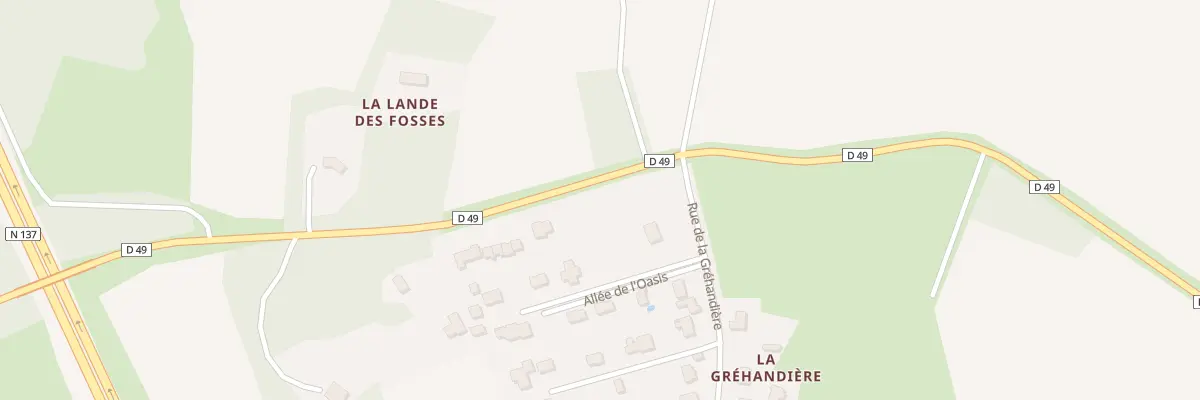 Plan du 15 Les Tertreaux à Treillières
