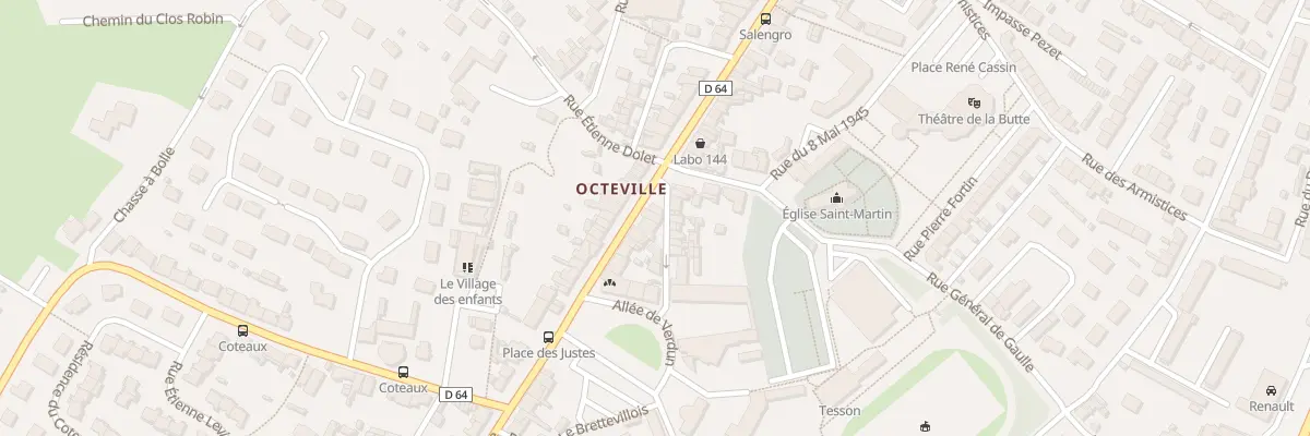 Plan du 135 Rue Roger Salengro - Octeville à Cherbourg-en-Cotentin