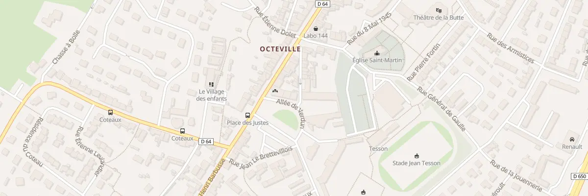 Plan du 18 Rue Elsa Triolet à Cherbourg-en-Cotentin