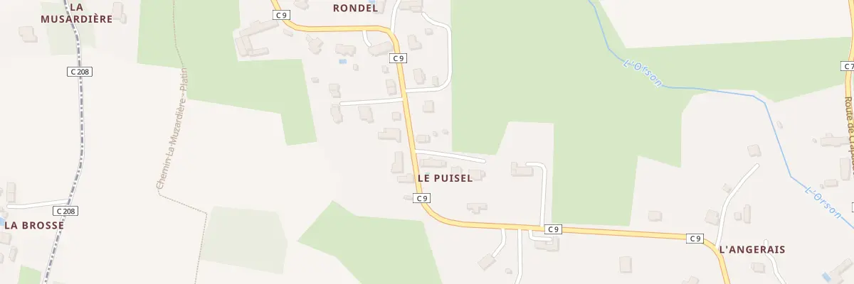 Plan du 5040 Le Puisel à Vern-sur-Seiche
